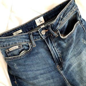 CALVIN KLEIN HIGH WAISTED JEANS
